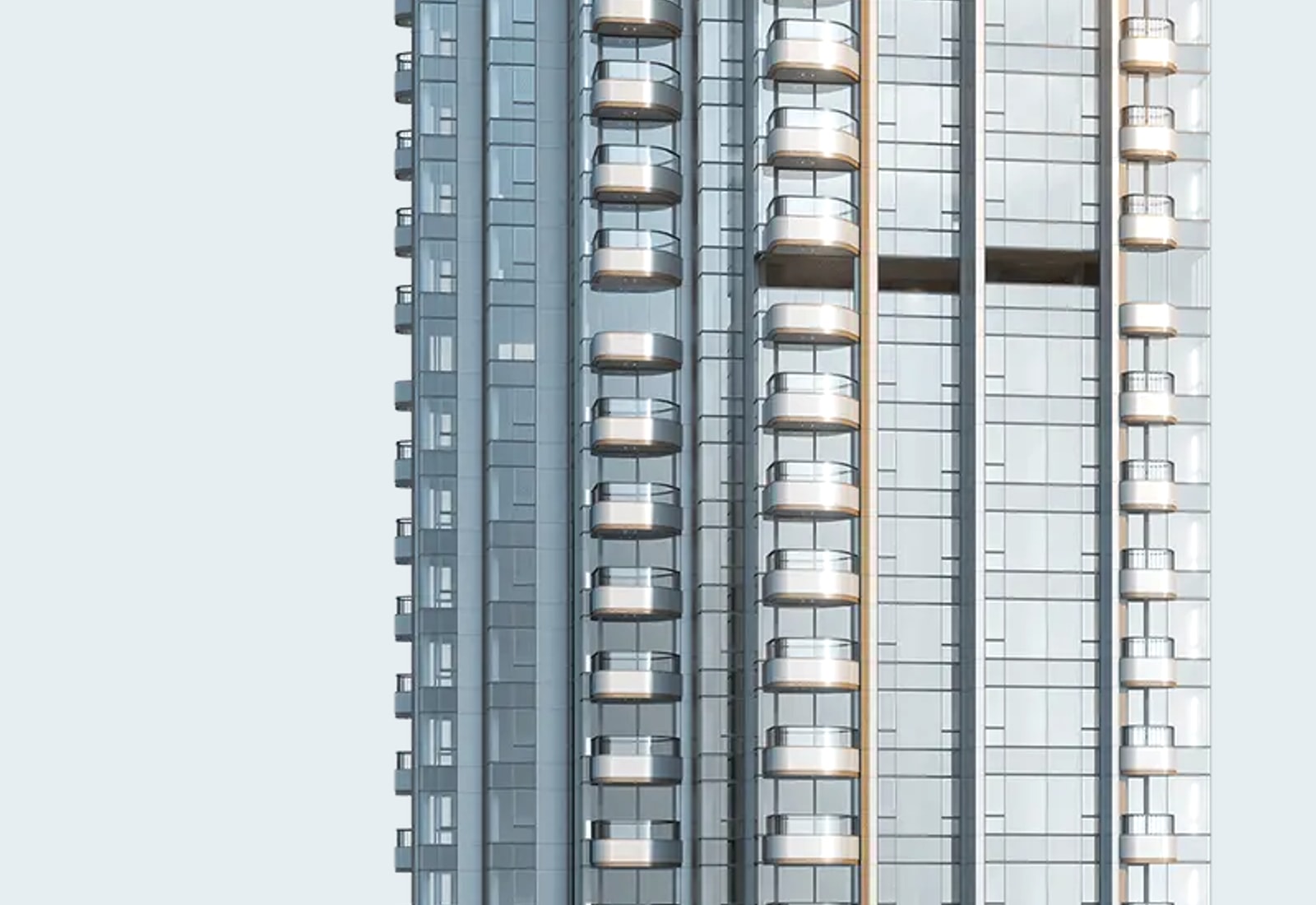 璟南四房戶型與高層格局視覺